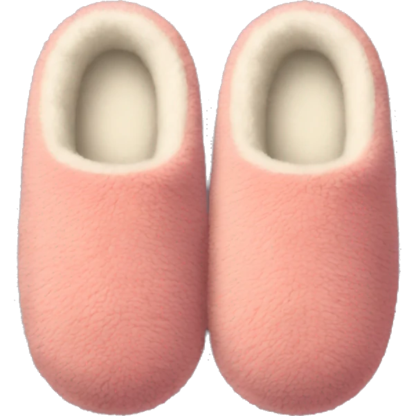 Cozy slippers emoji