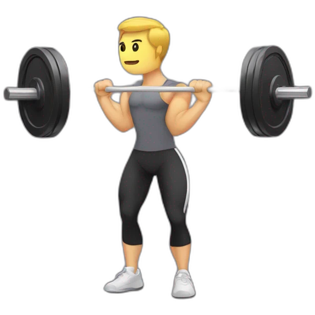 gym deadlift emoji
