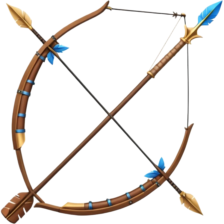 bow and quiver with arrows emoji
