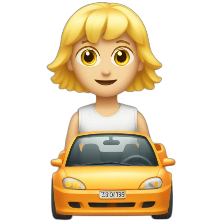 Voiture de course emoji