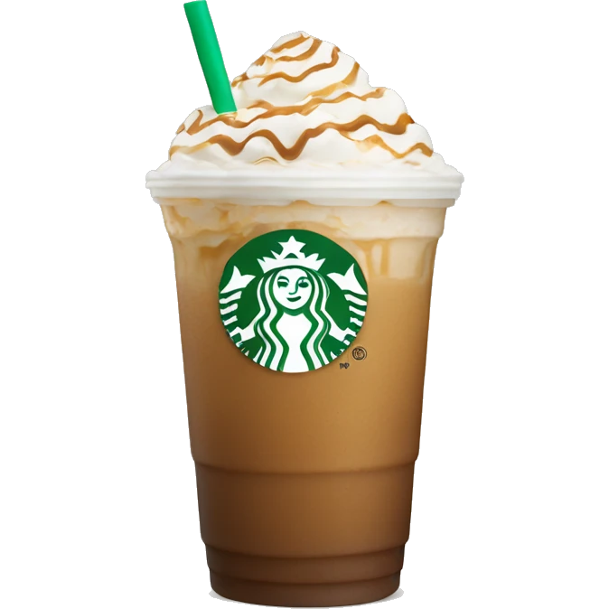 A Starbucks frappe  emoji