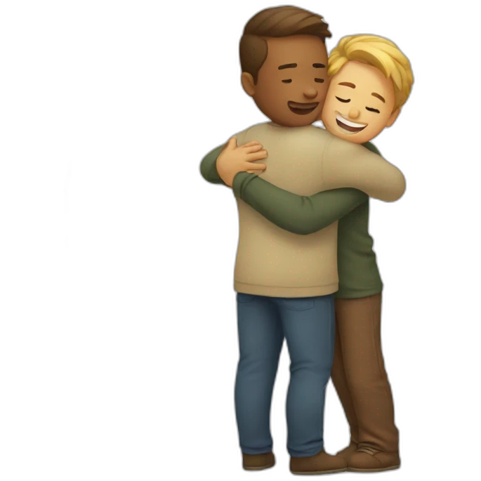 A hug emoji
