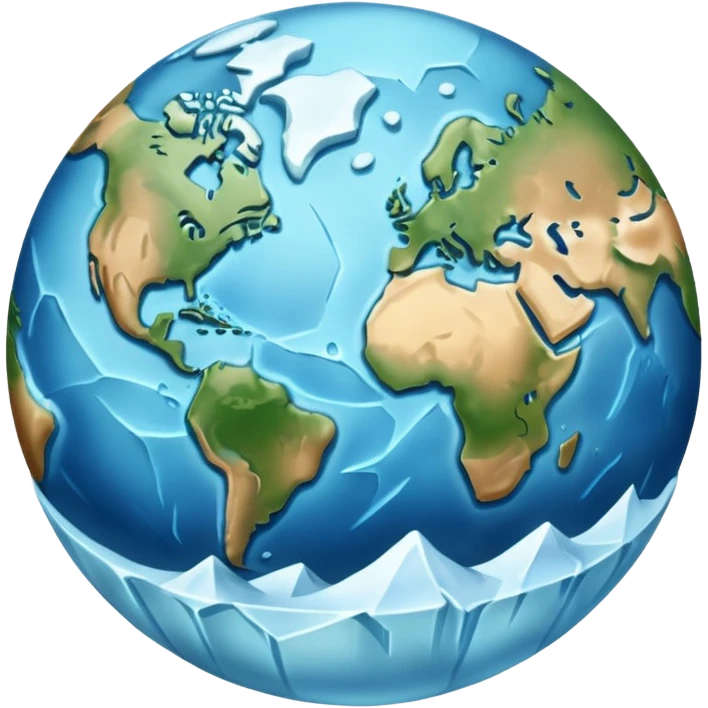 cold-looking-earth emoji