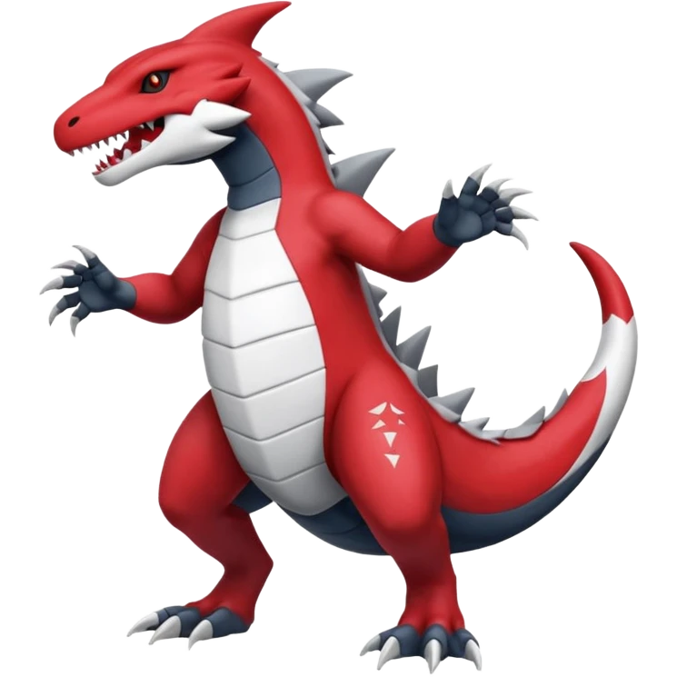 Salandit-Garchomp-Zangoose-Fusion (full body) emoji