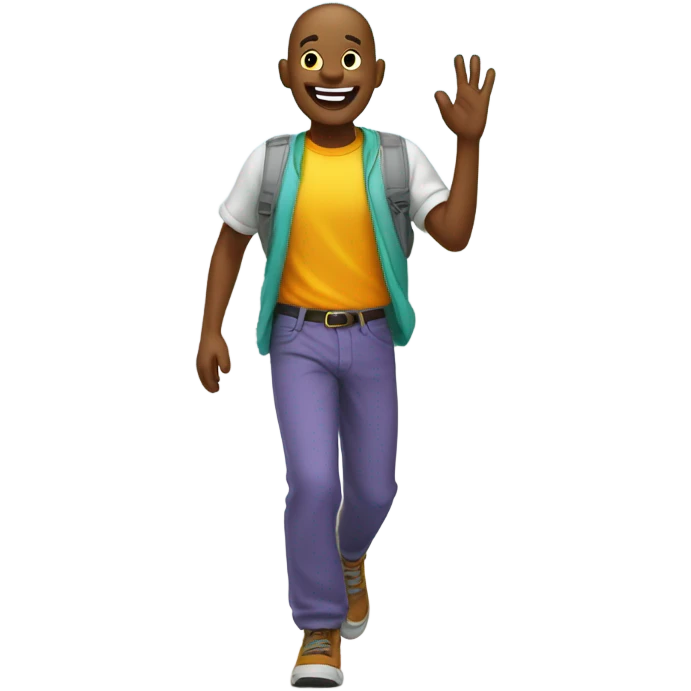Walking on sunshine emoji