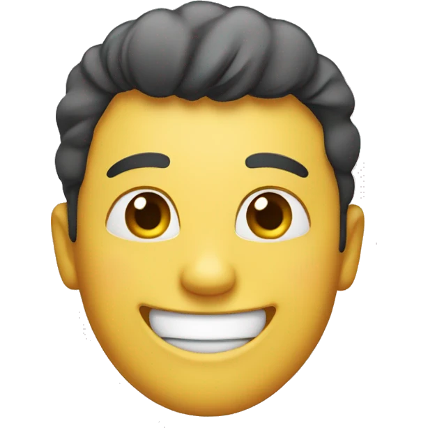 Happy face emoji