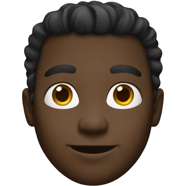 black man emoji