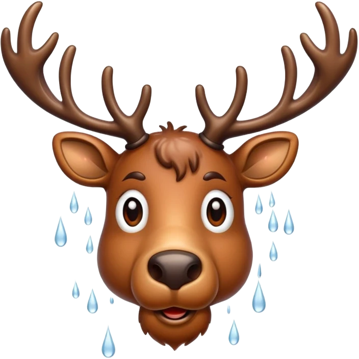 Rain dear  emoji