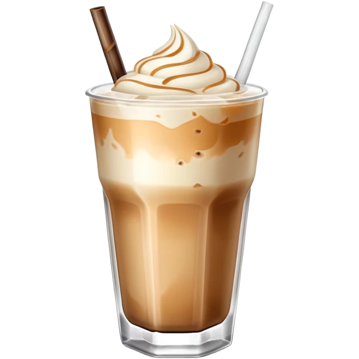 Iced latte emoji