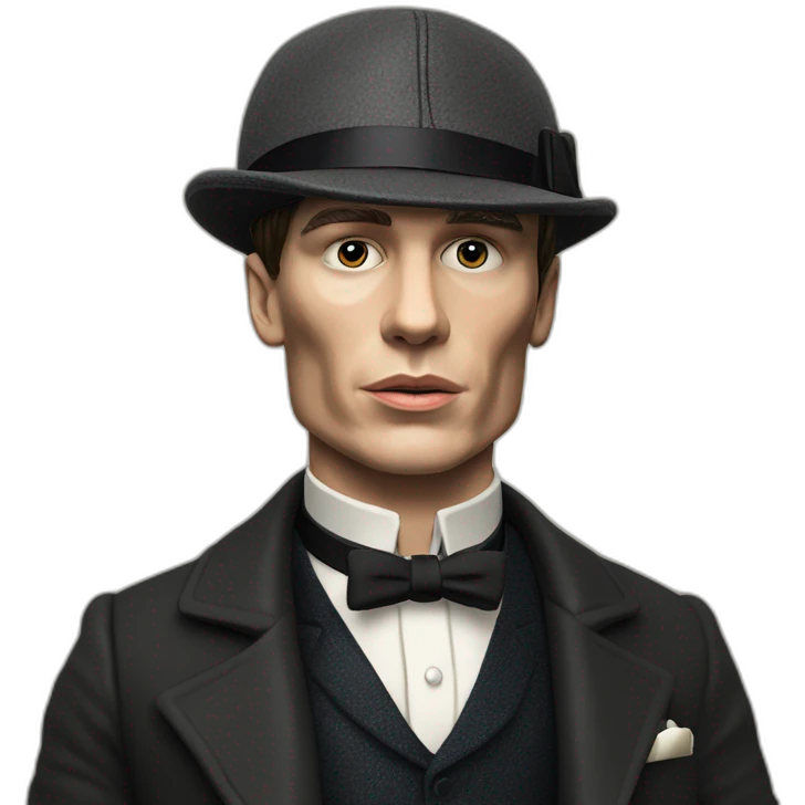 Tommy shelby peaky blinders drinking whisky realistic emoji