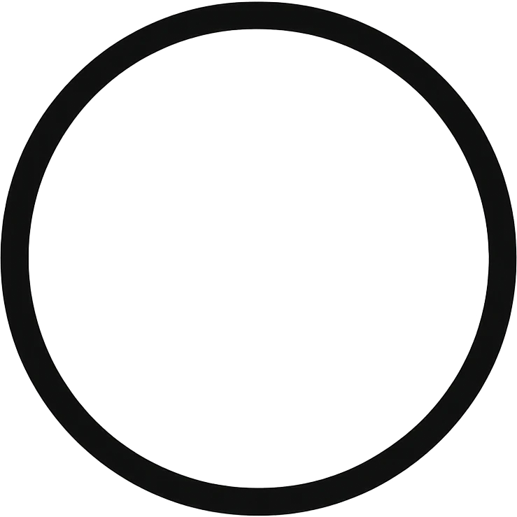 simple black circle icon emoji