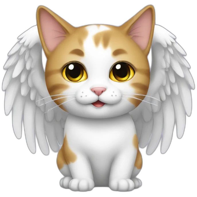cat angel emoji