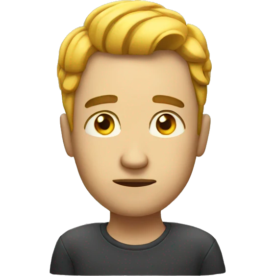 thinking man emoji