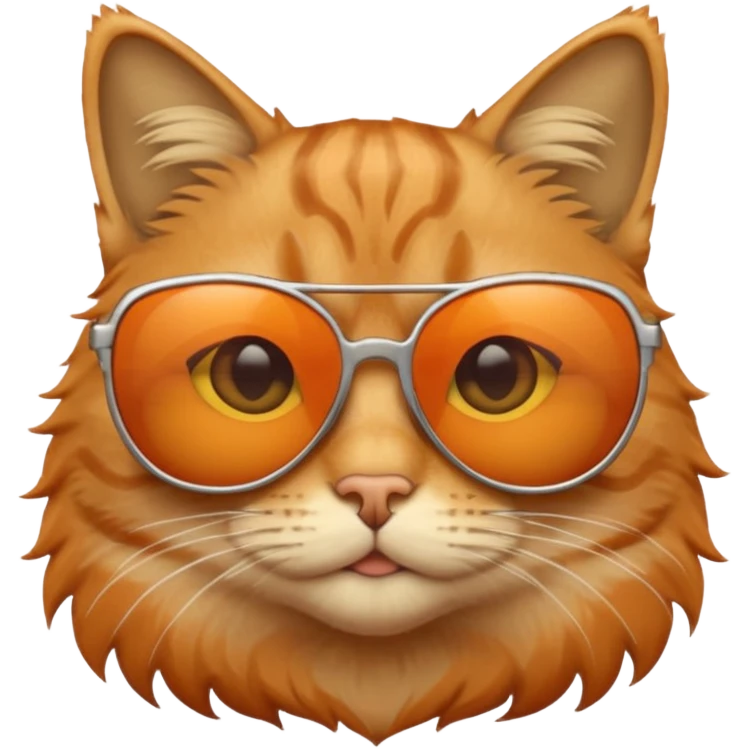 Cat wearing sunglasses emoji