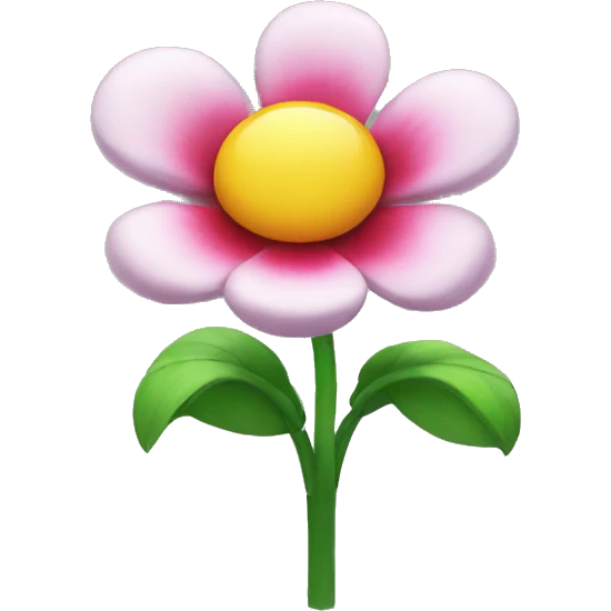 Flower from mario game emoji