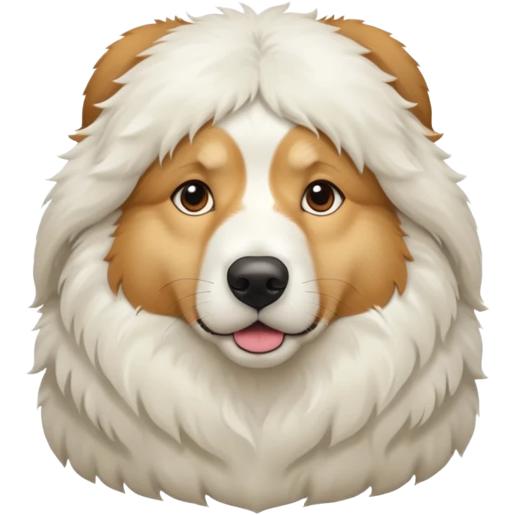 pyrenees mountain white  emoji