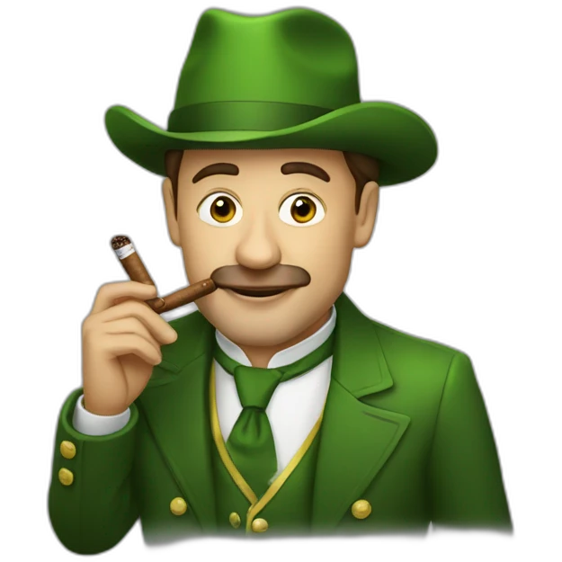 zelenskiy with cigar emoji