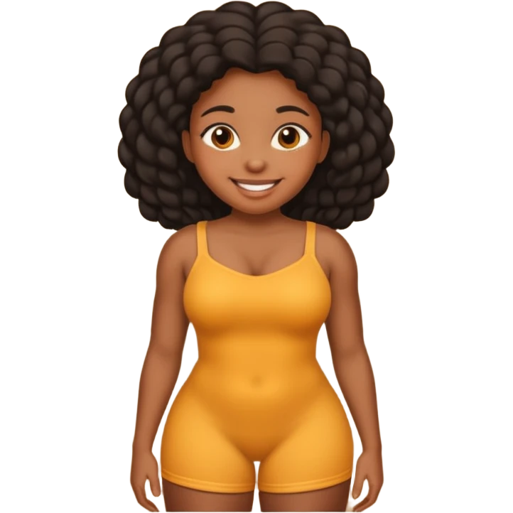 Black girl big bottom  emoji
