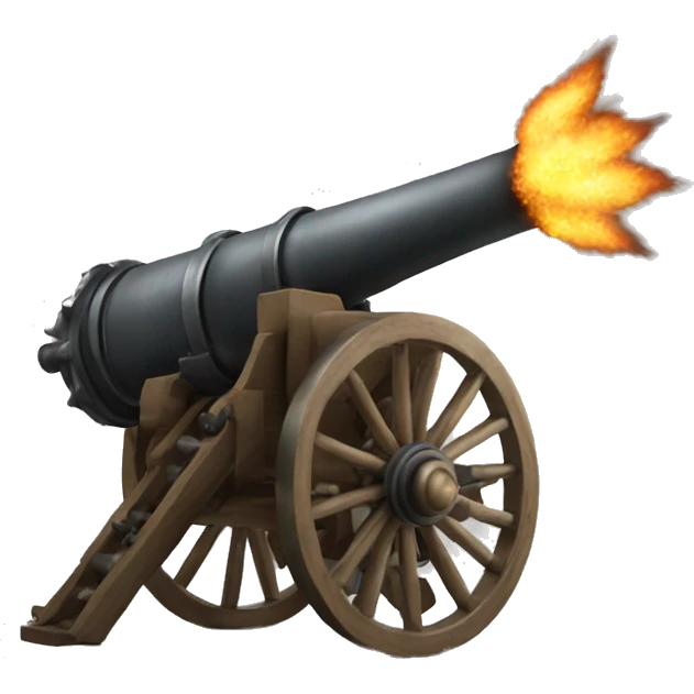 Cannon fire emoji