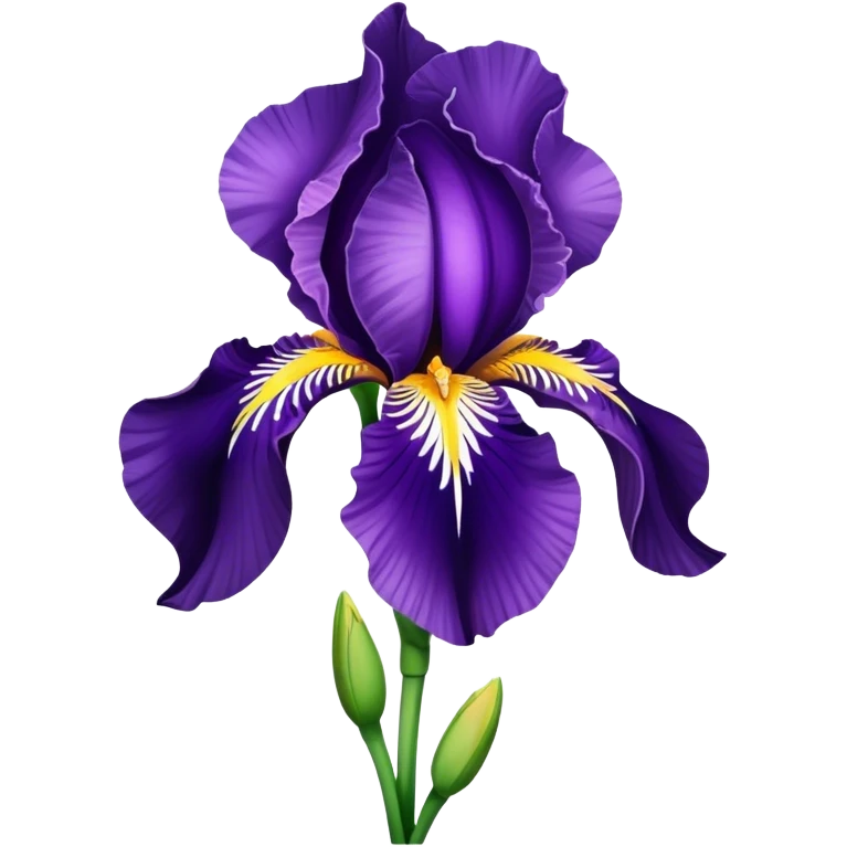 iris flower emoji