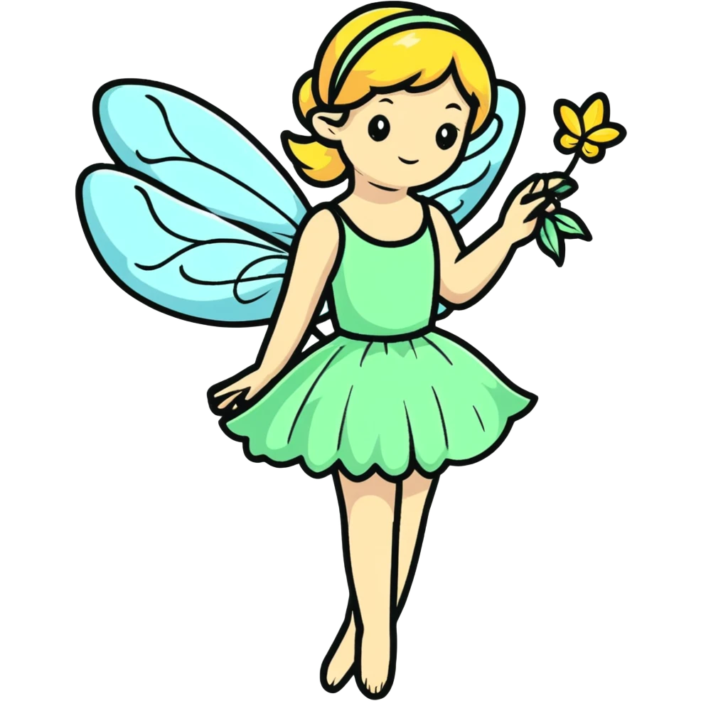 delicate fairy under a cherry blossom tree emoji