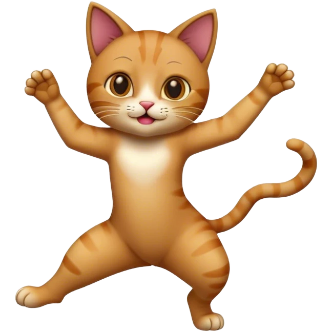 Un chat qui danse emoji