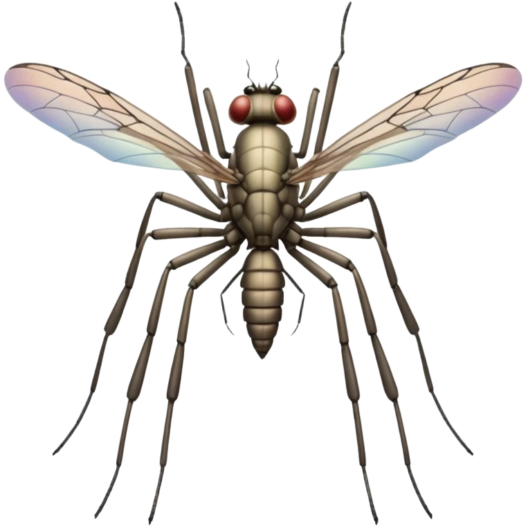 half mosquito half cone with 50 legs 50 arms emoji