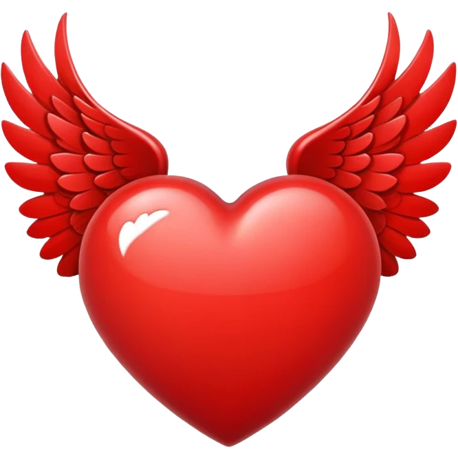 heart with wings emoji
