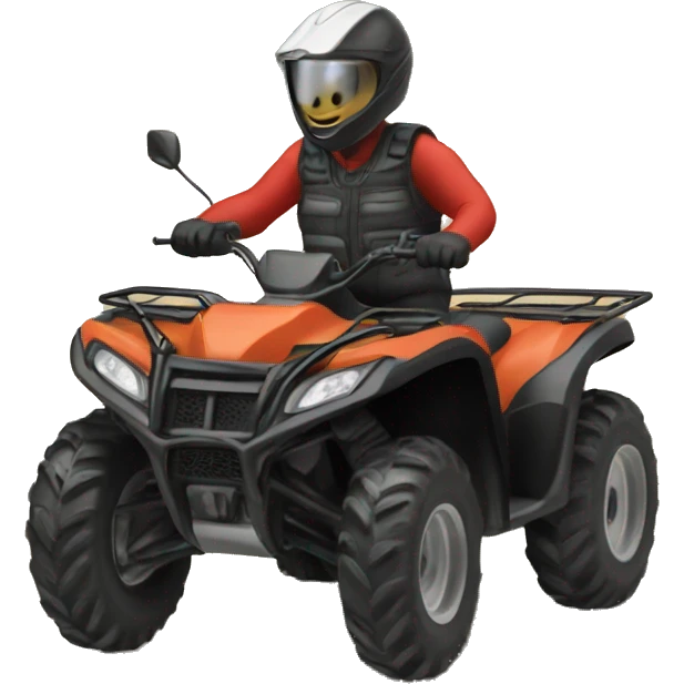 Me on ATV  emoji