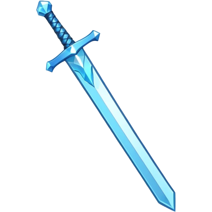 Minecraft diamond sword  emoji