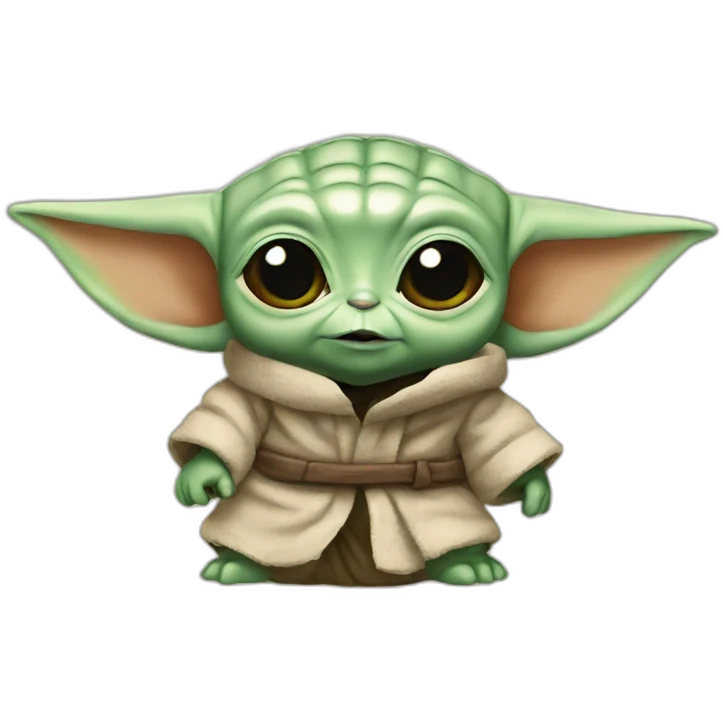 Baby yoda Natal emoji