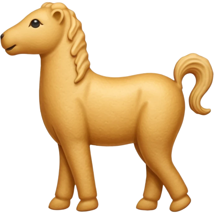 a single animal cracker, simple, clear emoji