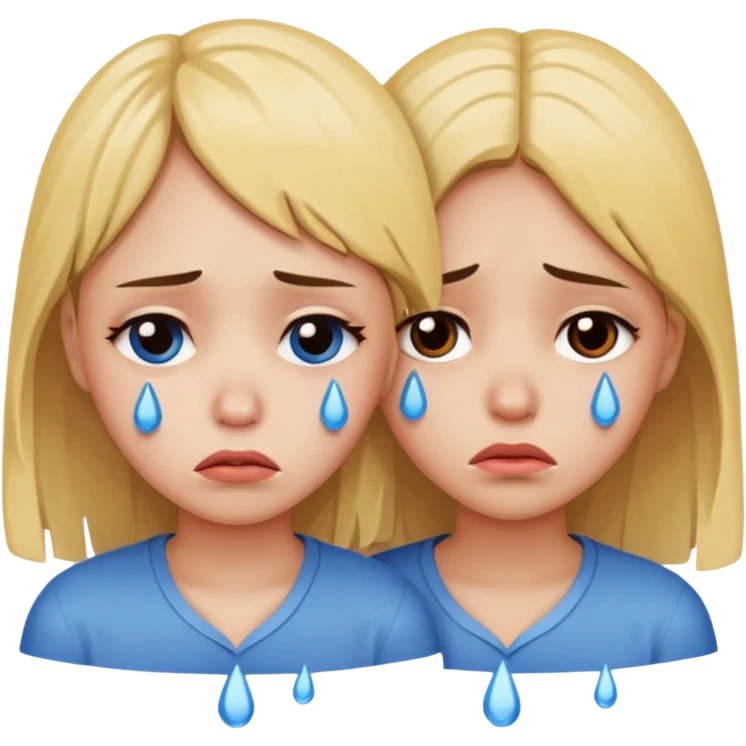 Girlfriends and a broken heart emoji