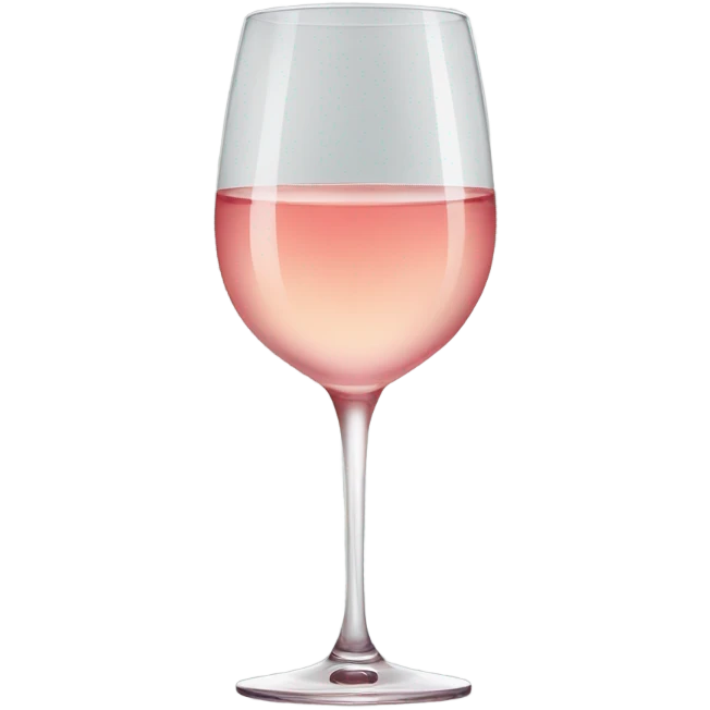 glass of rosé emoji