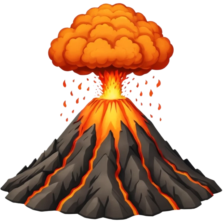 volcano emoji