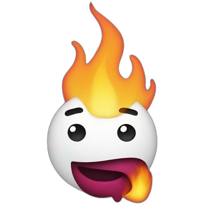 slack thread on fire emoji