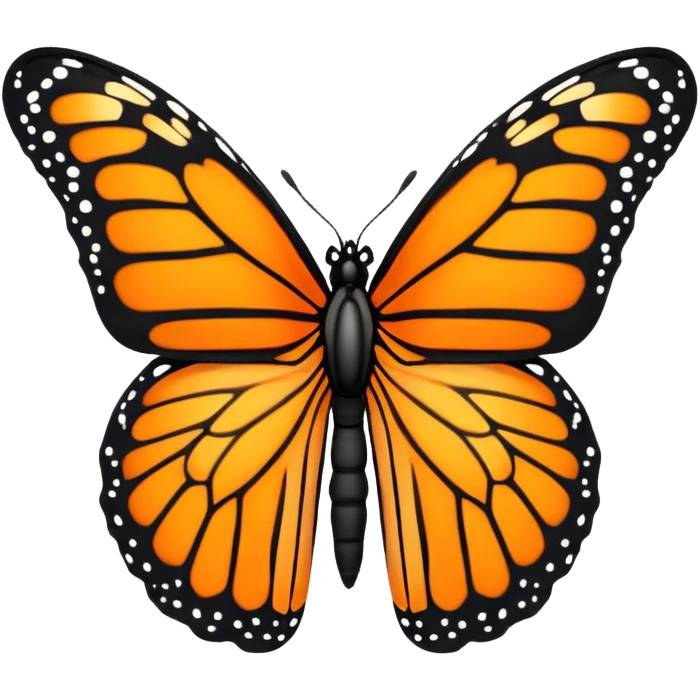 monarch butterfly emoji