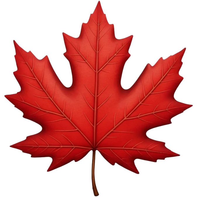 Canadian maple leaf emoji