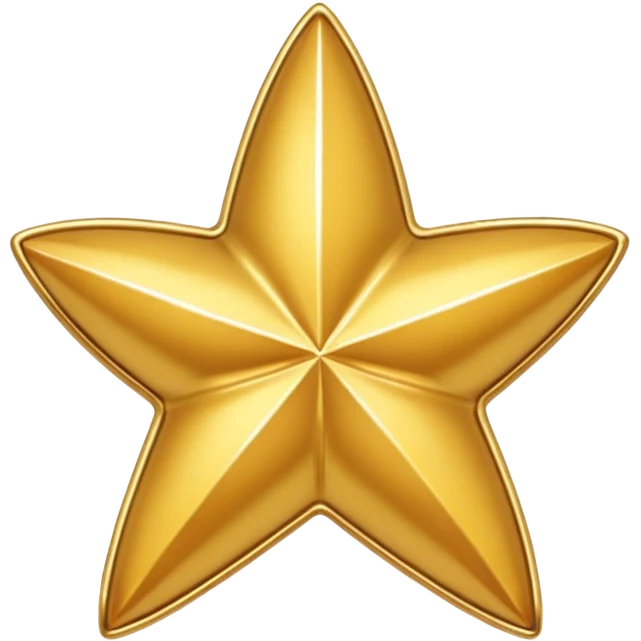 golden star-shaped trinket emoji