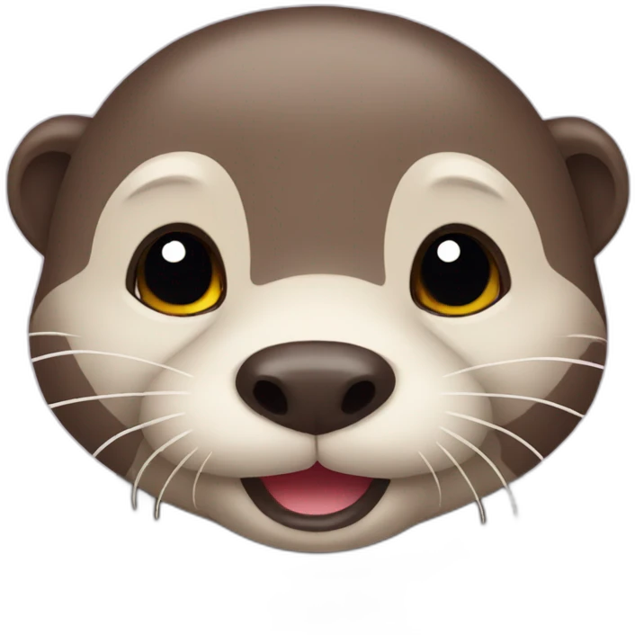 Cute otter emoji
