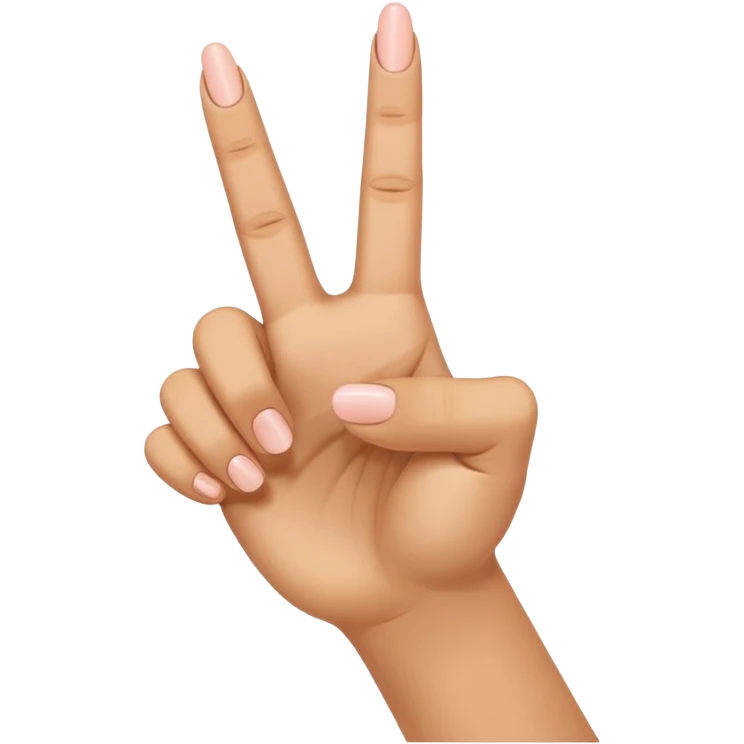 pointer finger, middle finger and pinky finger up, ring finger down emoji