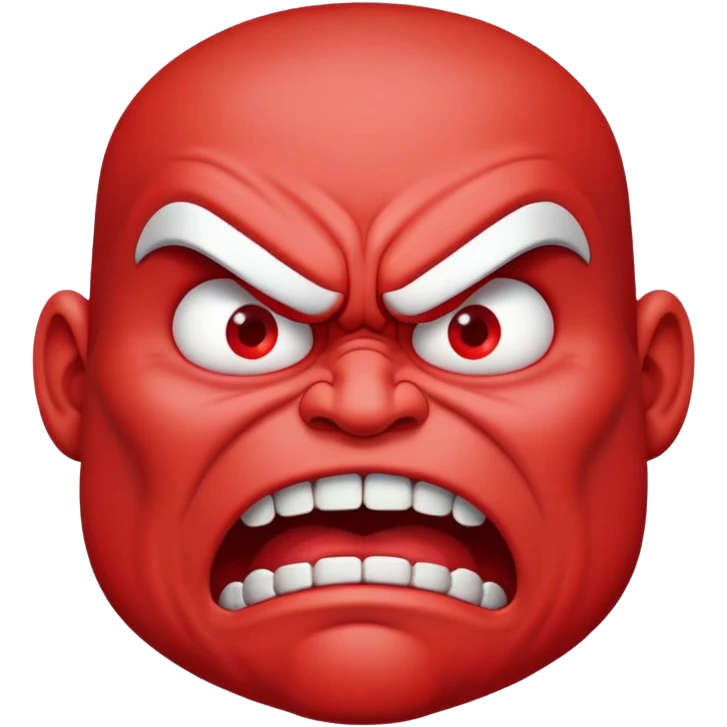 angry face emoji