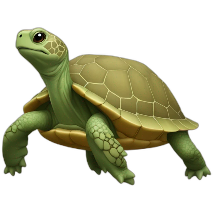 Tortue deguisee emoji