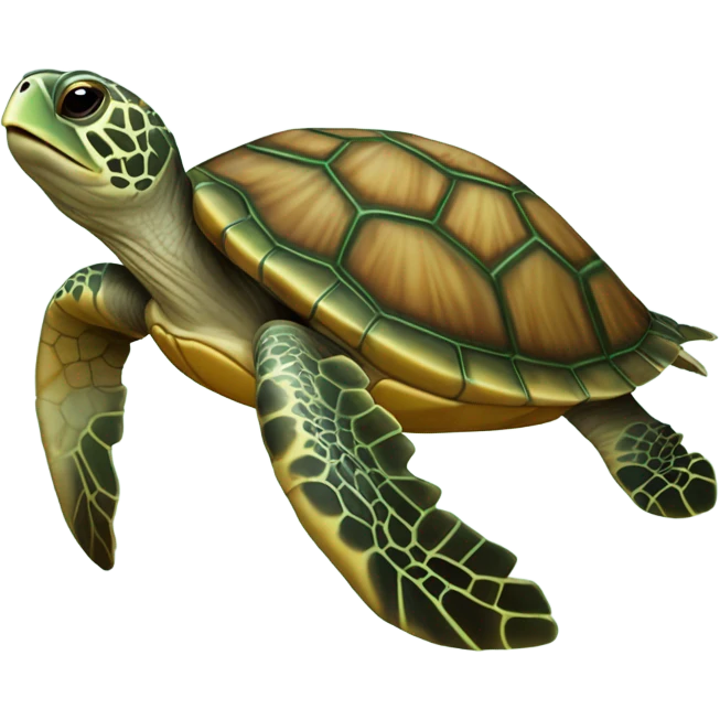 a sea turtle  emoji