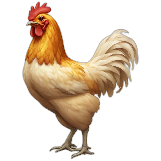 Chicken dry emoji