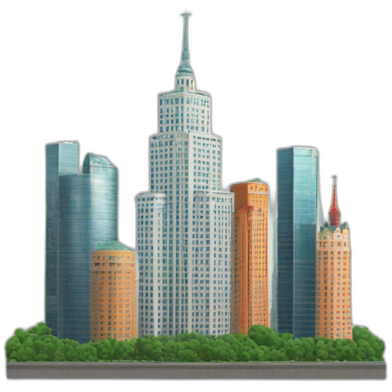Moscow-City skyscraper emoji