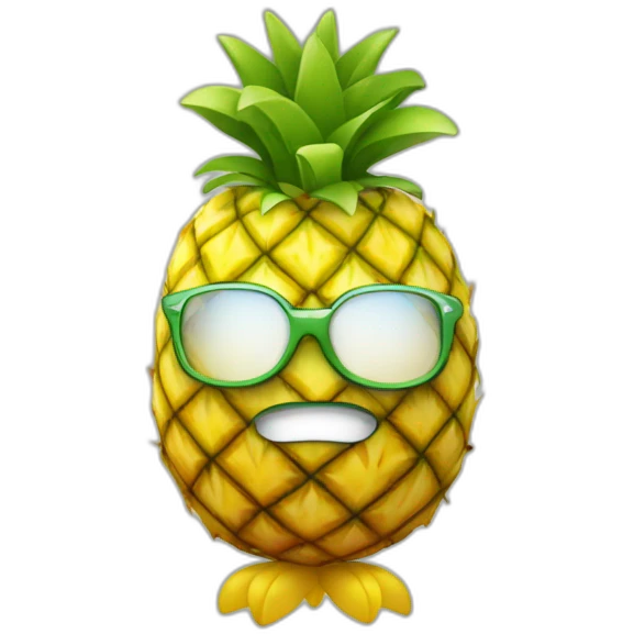 Ananas avec des ailes emoji