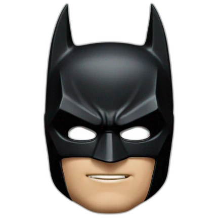 The dark knight batman flying movie emoji