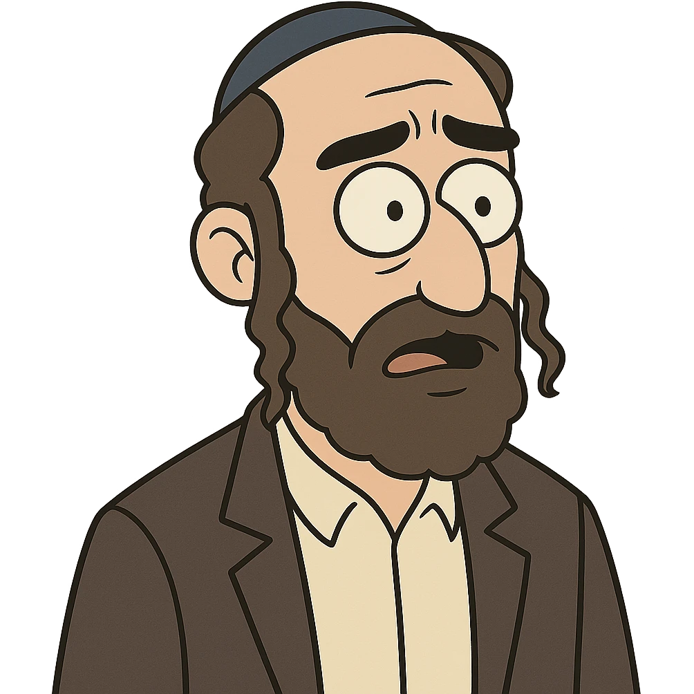Jewish man with yarmulke emoji