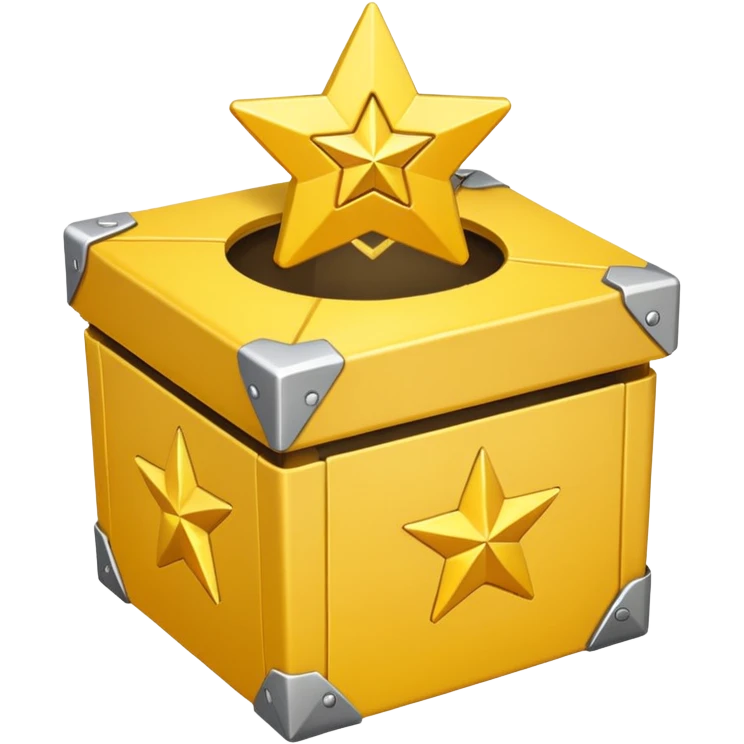 сгенерируй смайл loot box в стили классических смайлов emoji